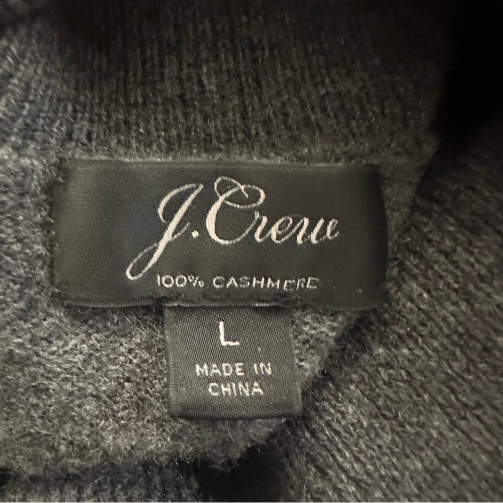 J. Crew Charcoal Gray Turtleneck Sweater - Picture 7 of 7